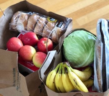 A grocery ordered delivered to a 1900 Arch resident
